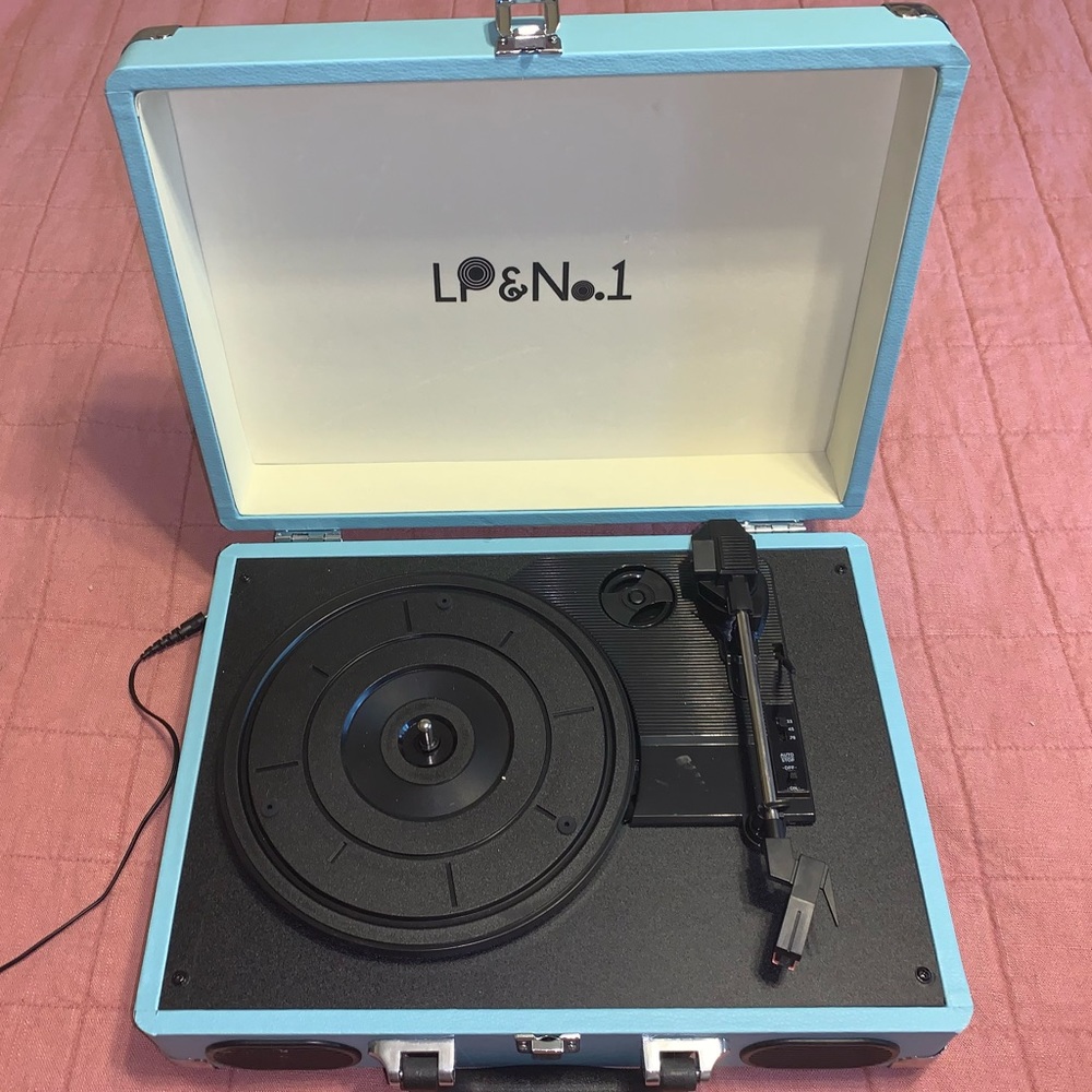 Blue Record Player